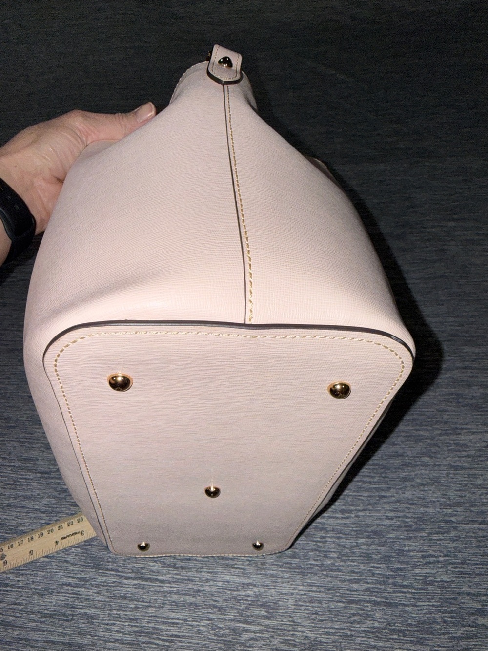 Dooney & Bourke Blush Pink Saffiano Tote - Picture 7 of 13